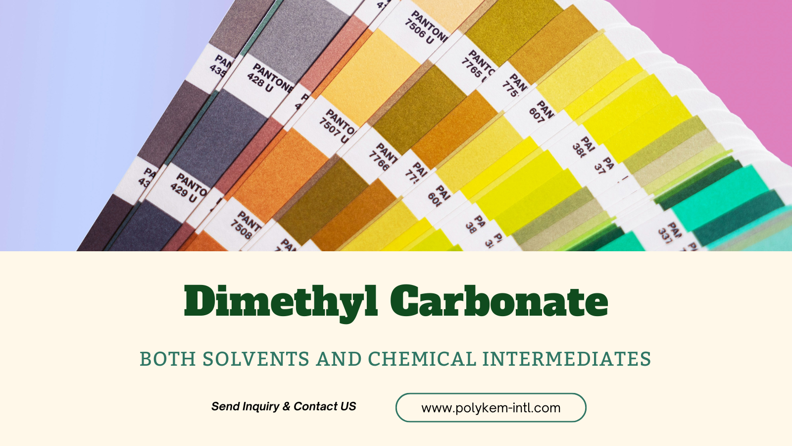کربنات Polykem Dimethyl (DMC): هر دو مزایای دوتایی حلال و شیمیایی