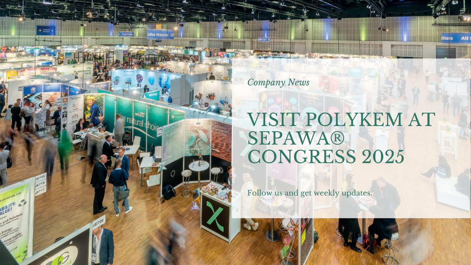 از غرفه Polykem در کنگره Sepawa® 2025 در برلین بازدید کنید!